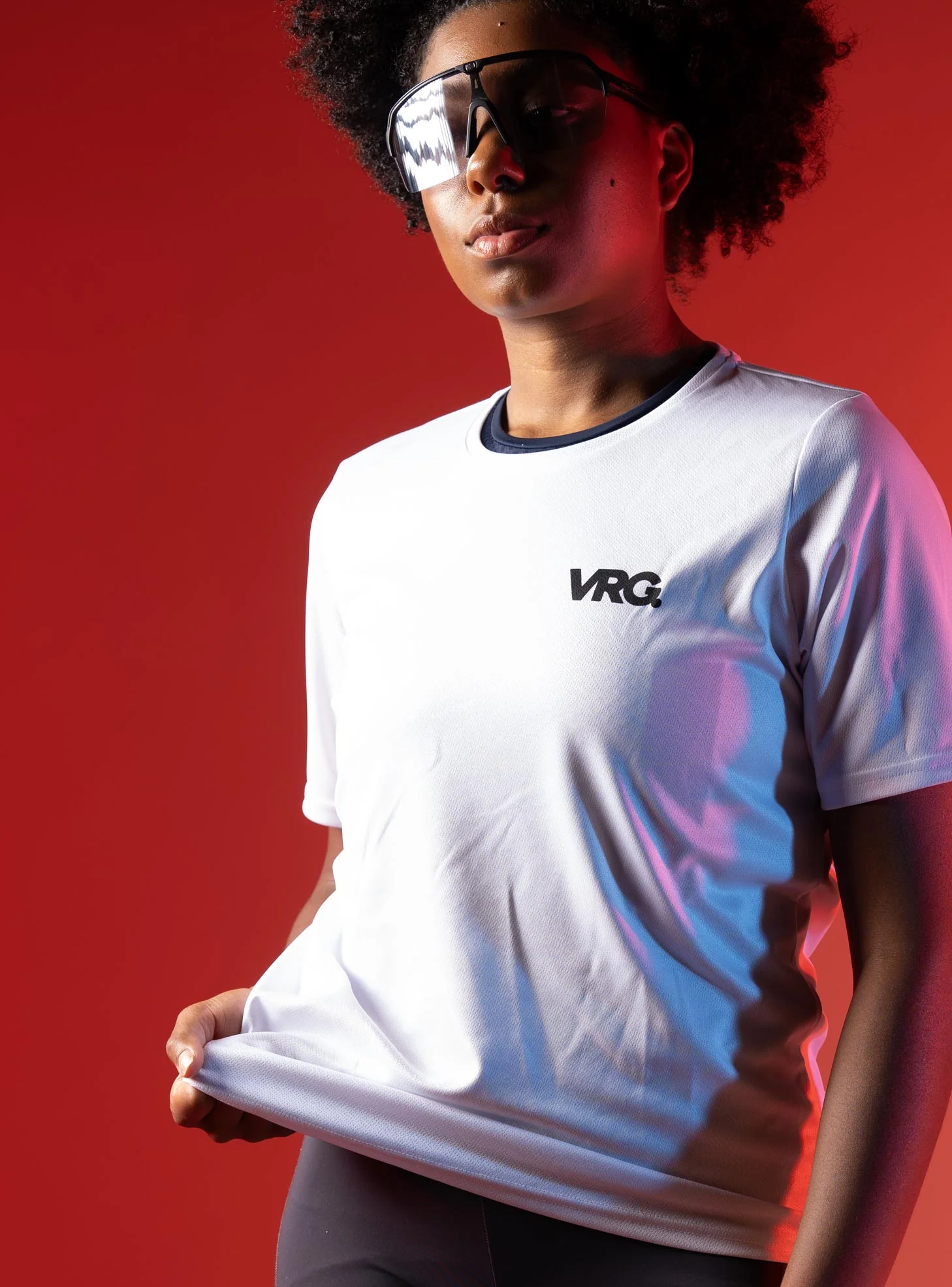 1201 VRG TECH TEE WHITE- WOMEN - Image 5