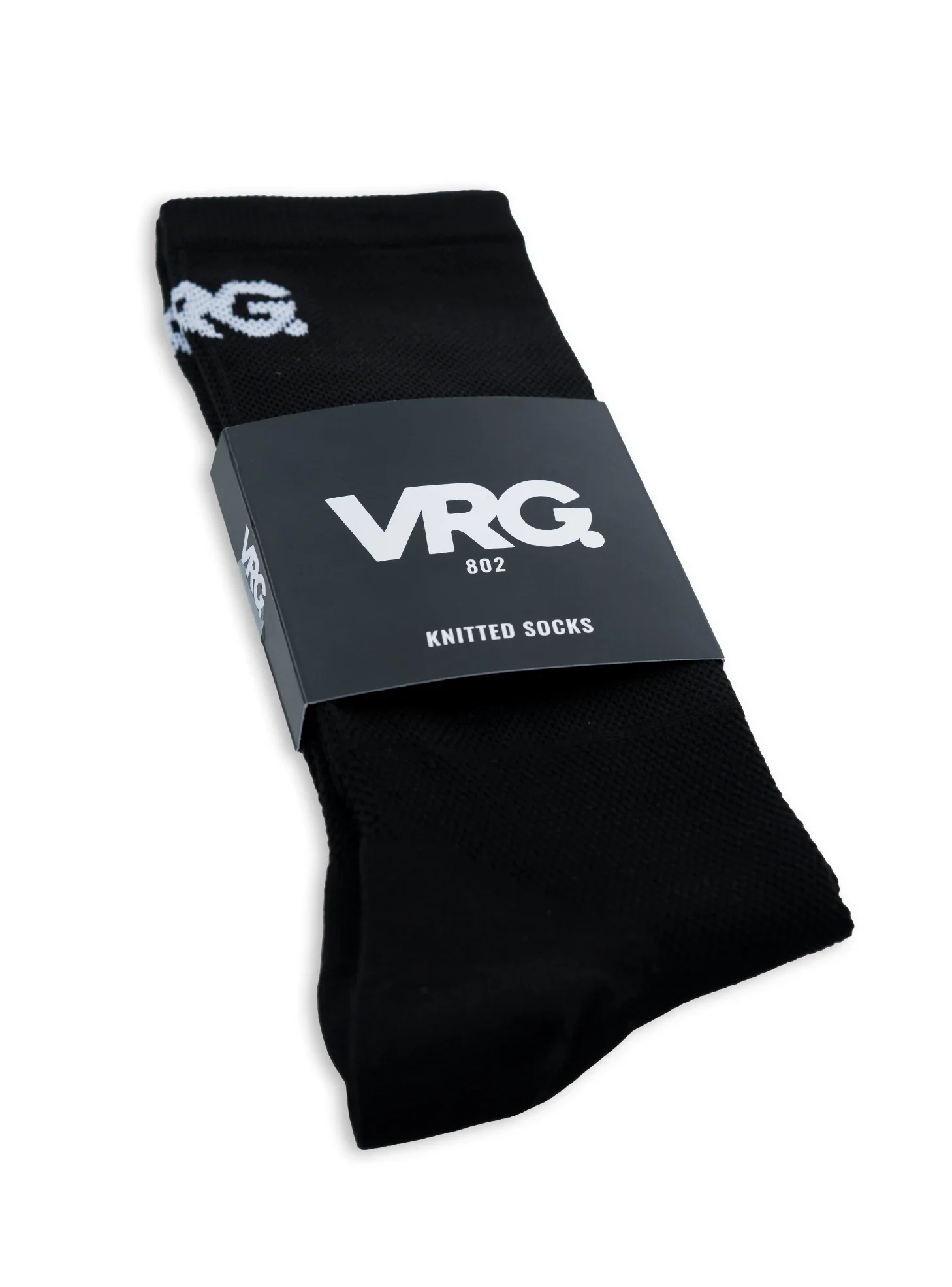 802 VRG SOCKS LOGO BLACK - Image 3