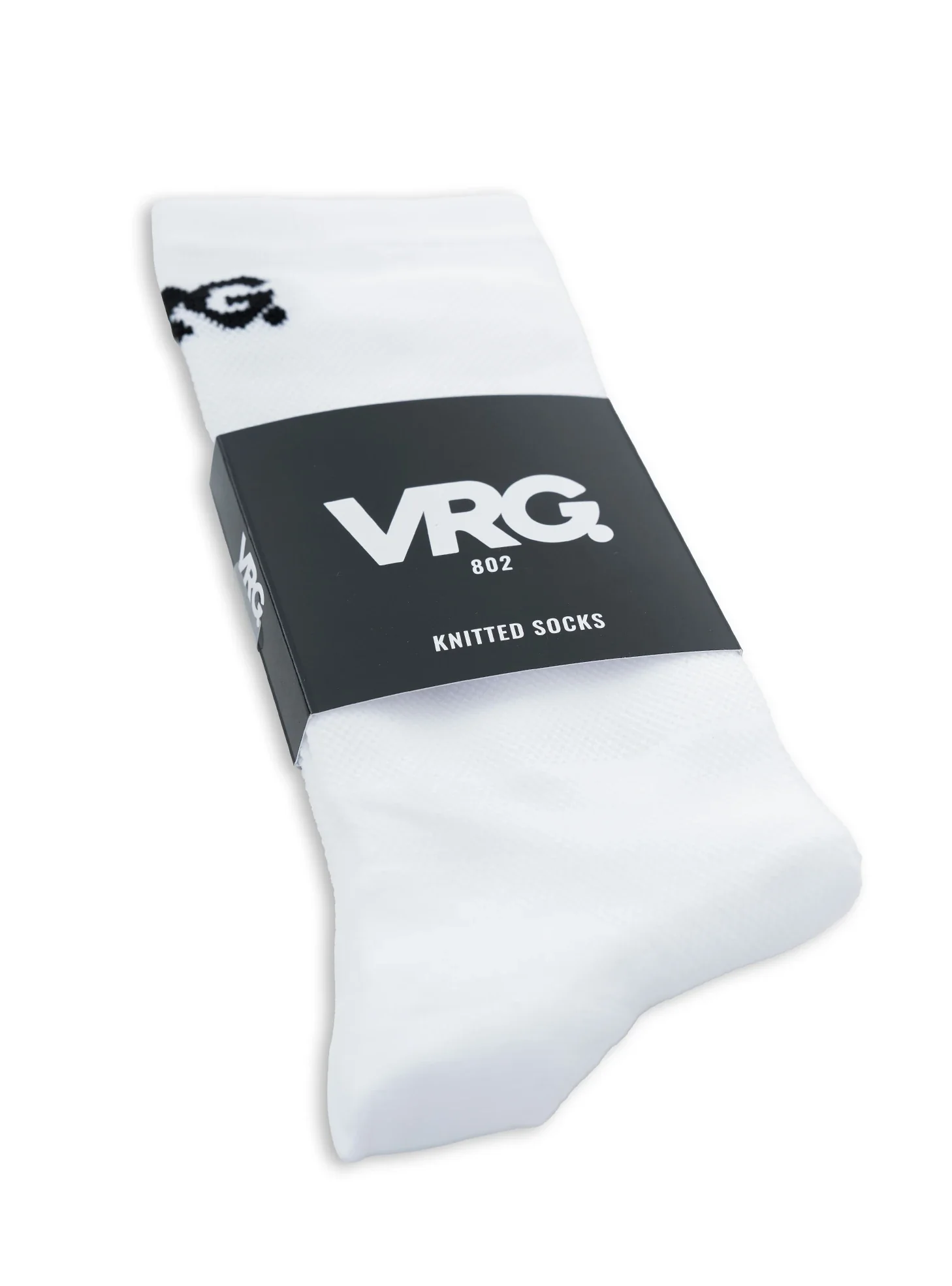 802 VRG SOCKS LOGO WHITE - Image 3