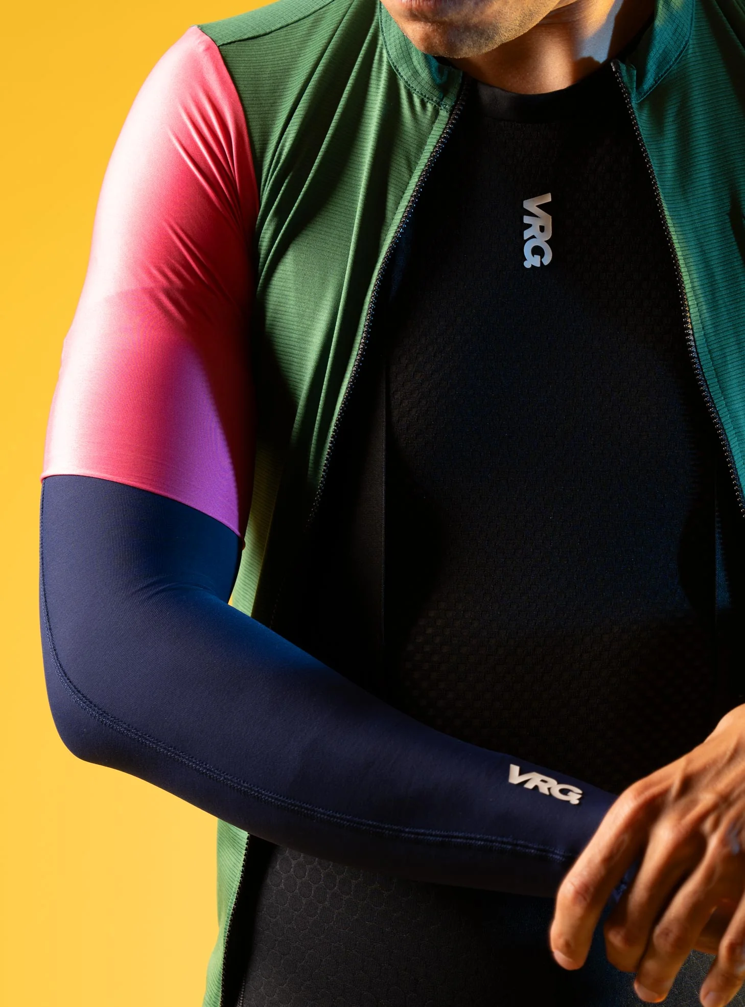 825 VRG ARM WARMERS NAVY - Image 5