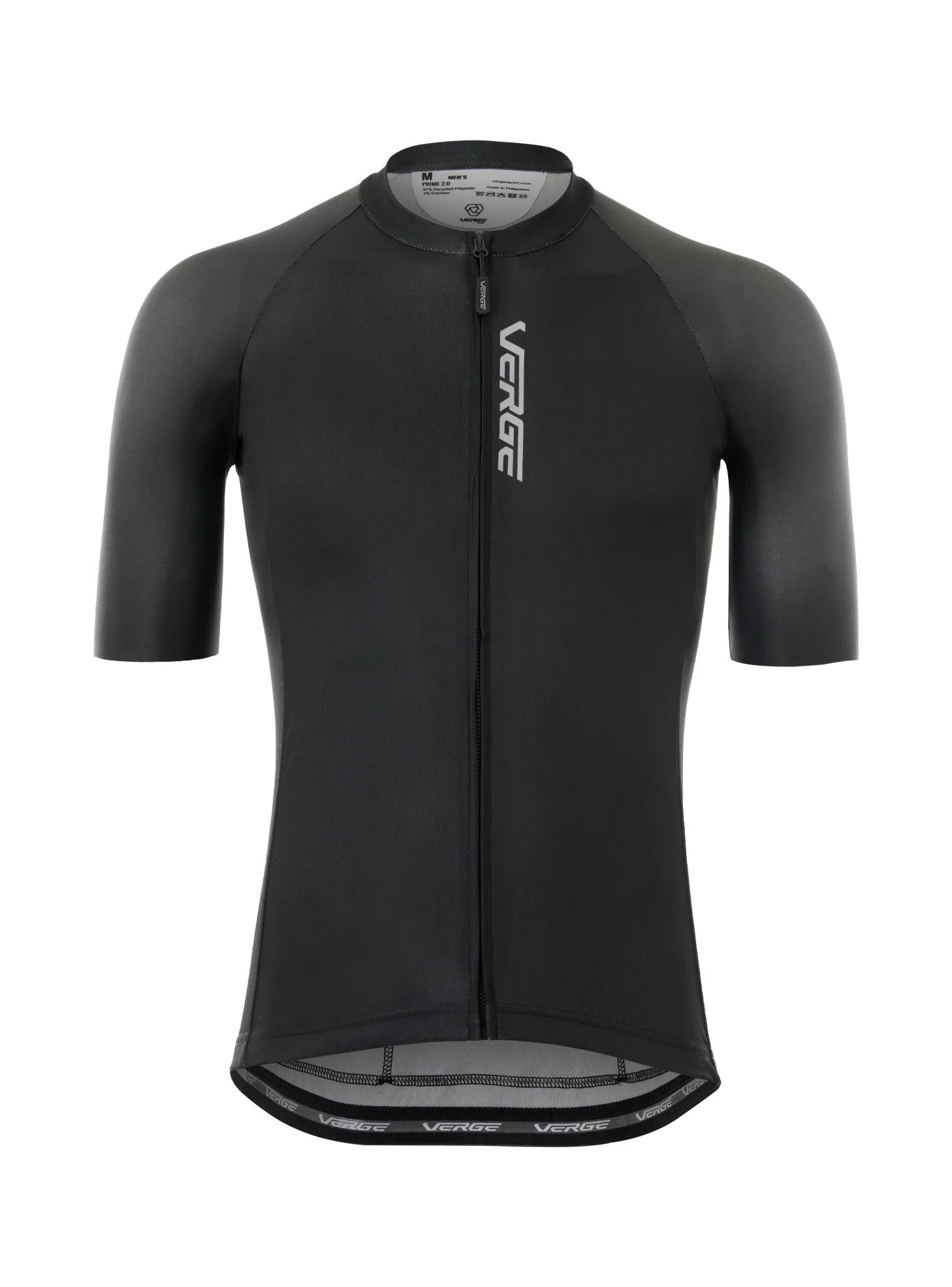SOLIDS PRIME 2.0 SS JERSEY - MEN - BLACK