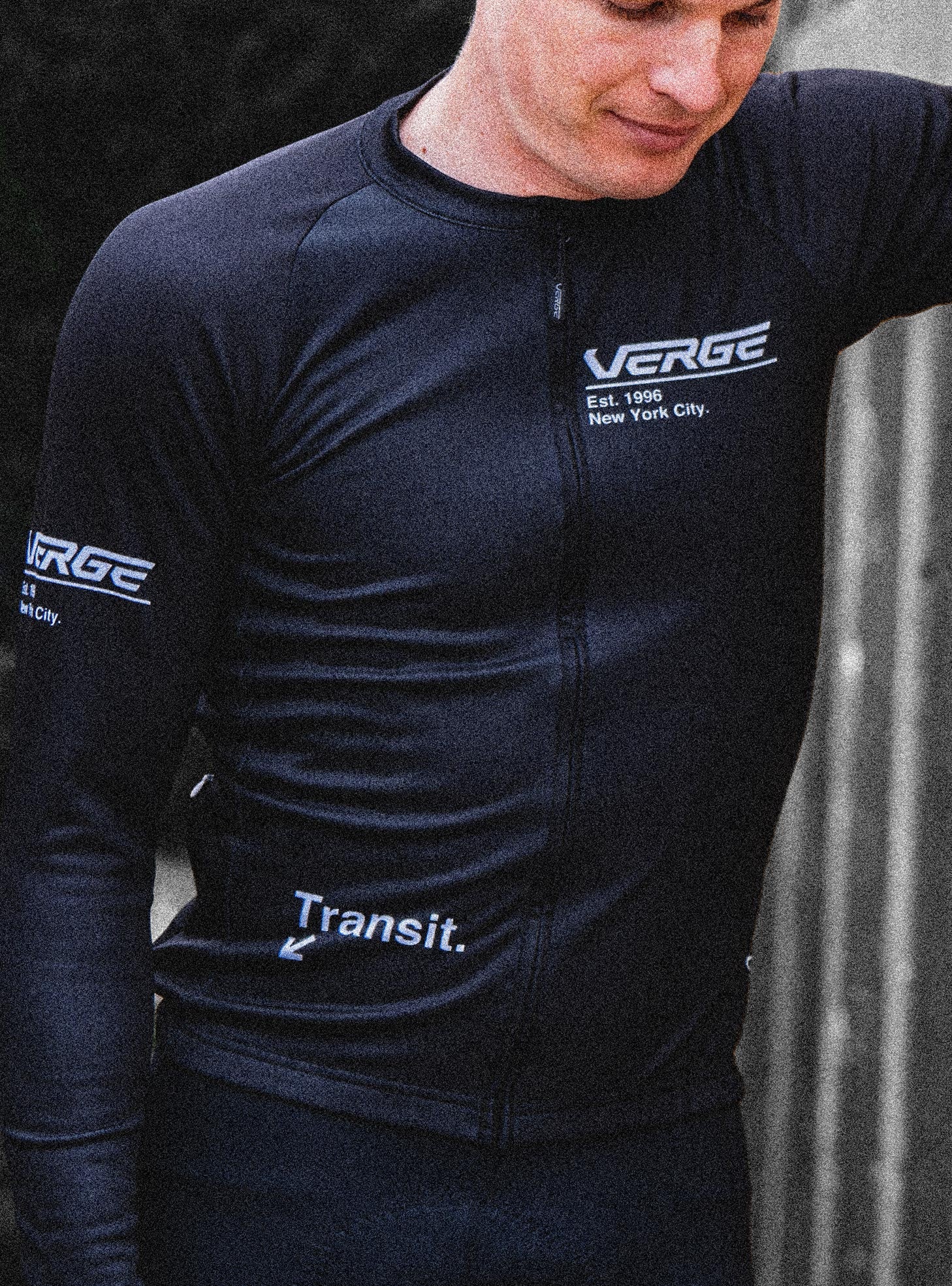 THERMAL LS JERSEY - MEN - BLACK TRANSIT - Image 2